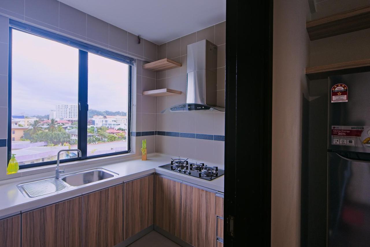 Aa Residen Luxury Condo Homestay 18Mins Walk Tanjung Aru Beach & Golf Course, Not Beach Side Resort Kota Kinabalu Exteriér fotografie