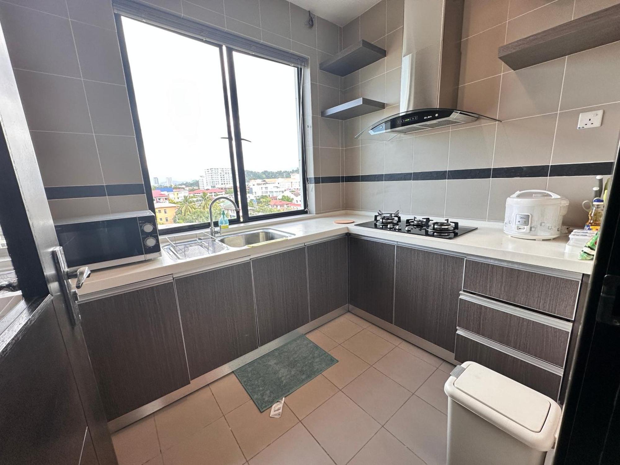 Aa Residen Luxury Condo Homestay 18Mins Walk Tanjung Aru Beach & Golf Course, Not Beach Side Resort Kota Kinabalu Exteriér fotografie